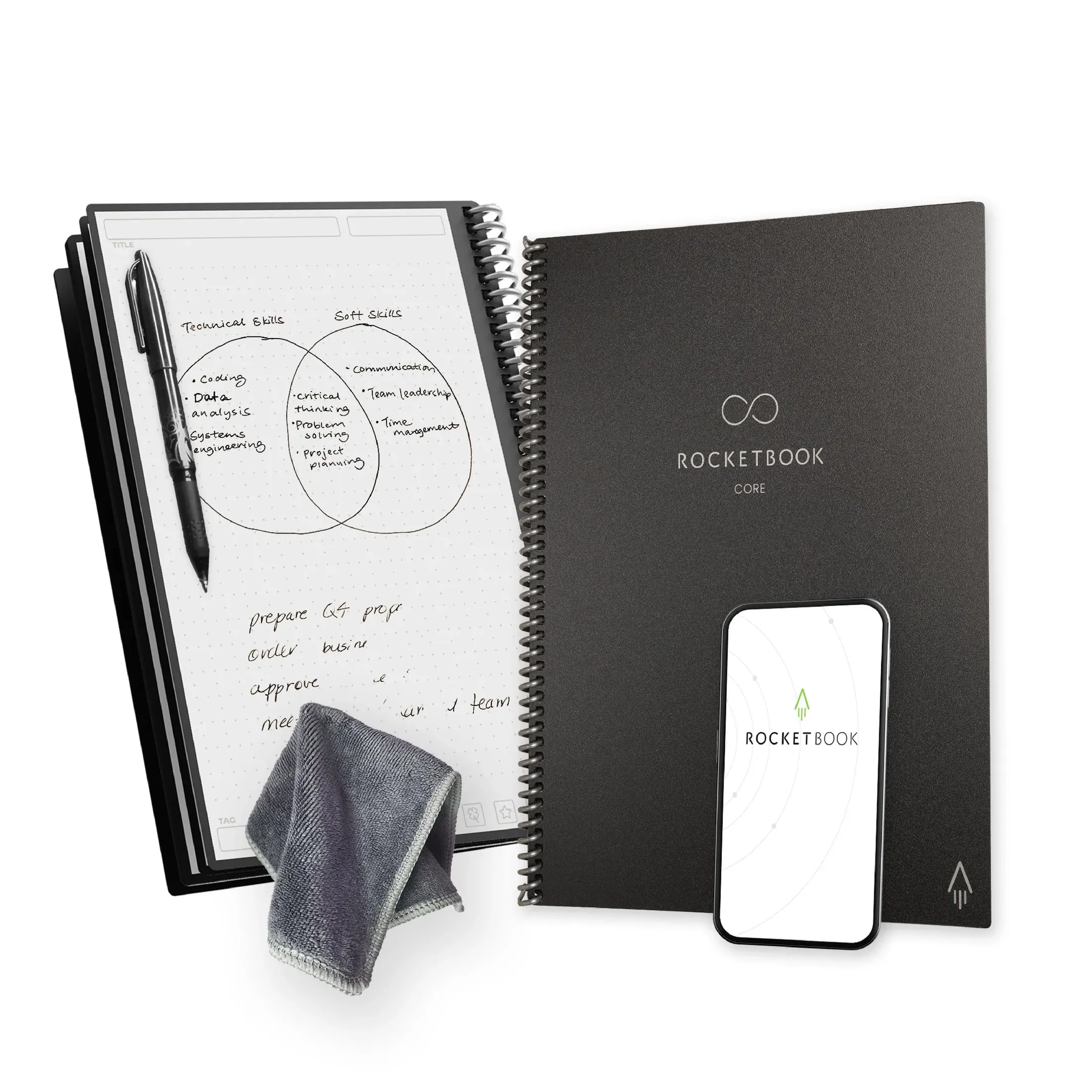 Rocketbook Core Reusable Smart Notebook
